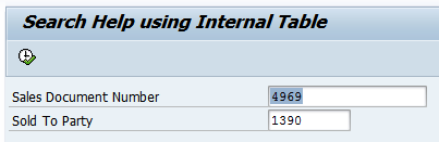 Search Help Using Itab