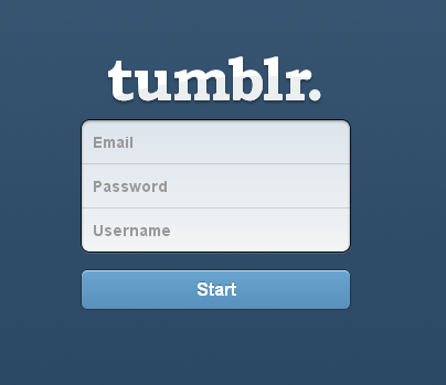 Tumblr login